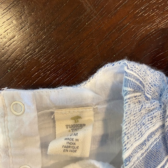 Tucker Tate Linen Romper 12 month - Picture 3 of 3